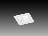 dimmable 1" square fixed LED downlight fittings for sale